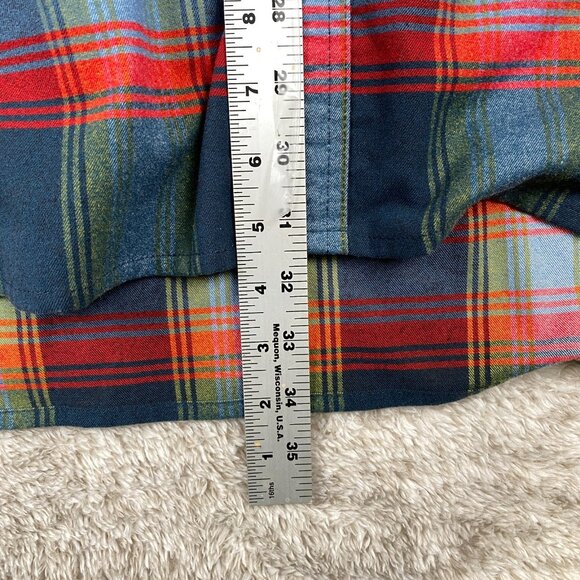 John M Browning Heritage Collection Flannel Button Shirt Mens 2XL Plaid Hunting - Picture 11 of 13